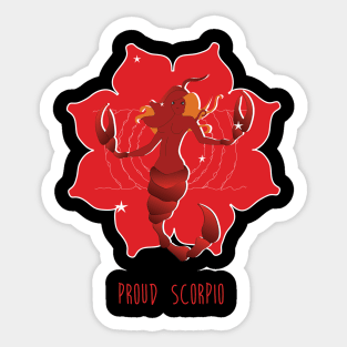 Proud Scorpio Sticker